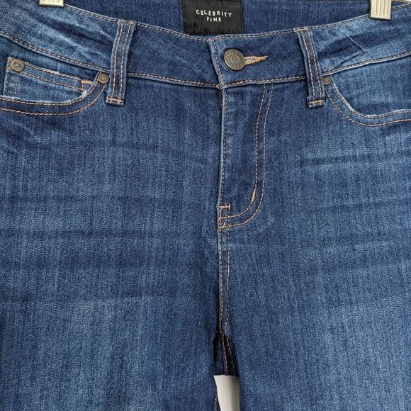 CELEBRITY PINK mid rise Y2K skinny jeans size 26 G2 - Picture 4 of 16
